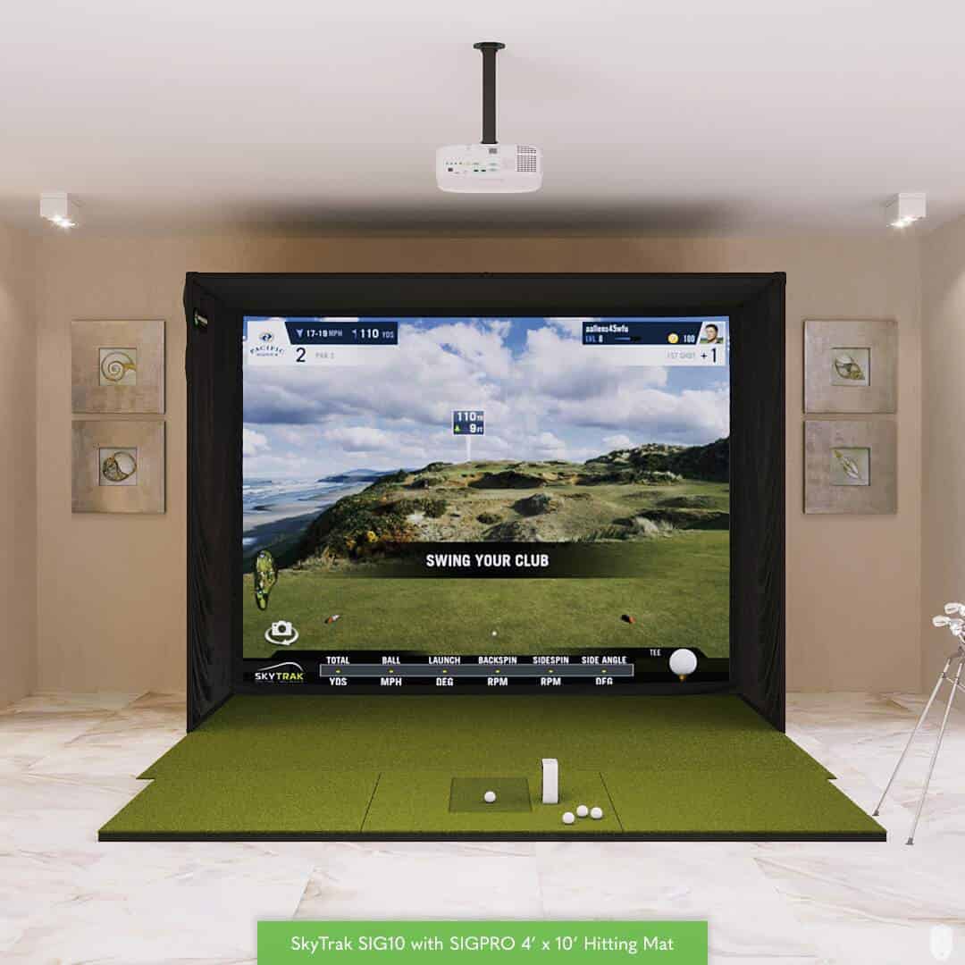 skytrak sig10 golf simulator - Source: Shopindoorgolf.com