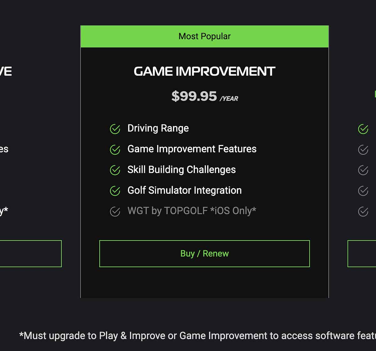 Skytrak golf simulator packages